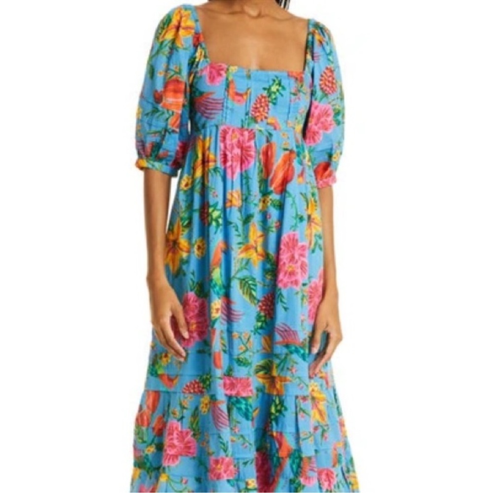 Floral Blue Dress